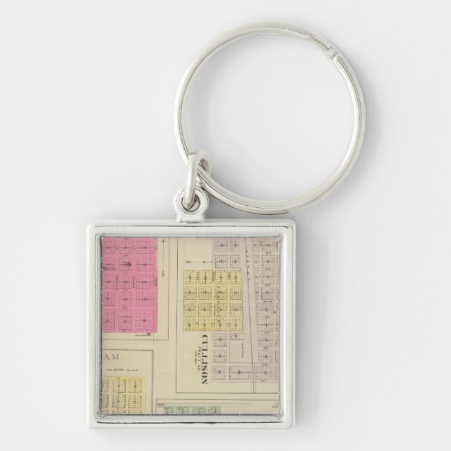 Chaveiro Cullison, Saratoga, Brenham, Kansas (Frente)