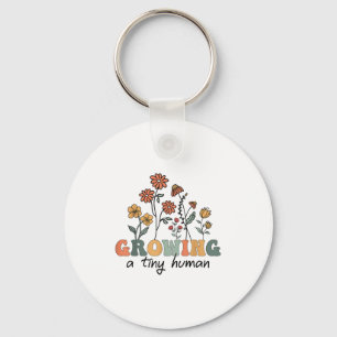 Chaveiro Cultivar Uma Pequena Flor Humana Tee Funny Preg