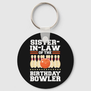 Chaveiro cunhada da Boliche de aniversário do Bowler Bday
