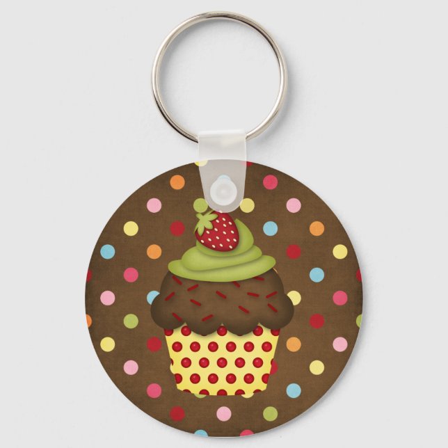 Chaveiro cupcake (Frente)