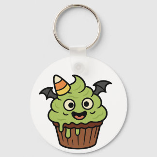 Chaveiro Cupcake Bat & Mummy Heart Key