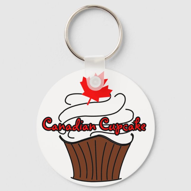 Chaveiro Cupcake canadense (Frente)