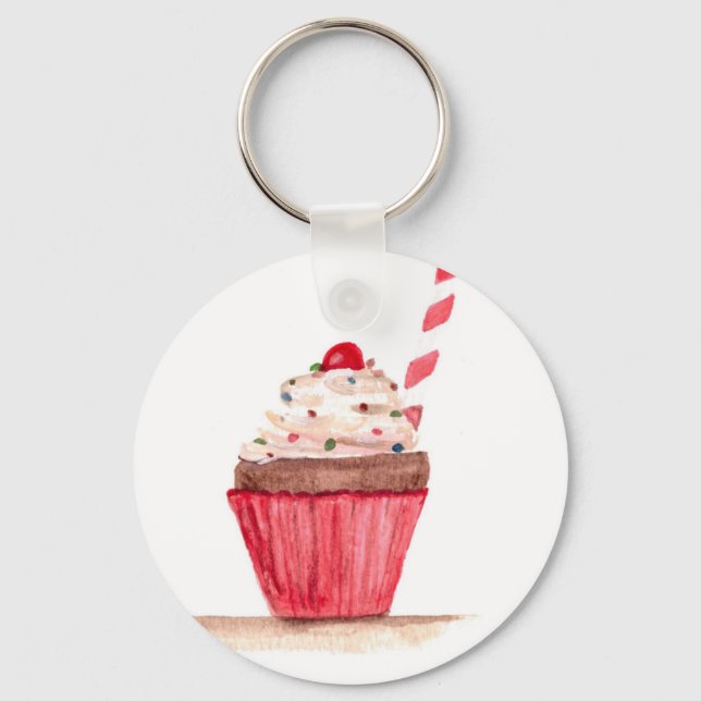 Chaveiro Cupcake comida (Frente)