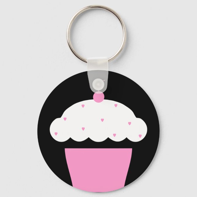 Chaveiro cupcake de cereja (Frente)
