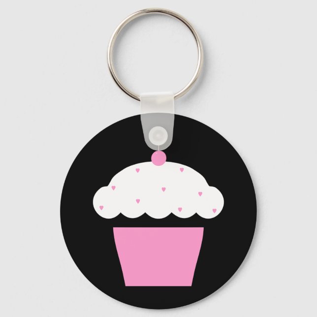 Chaveiro cupcake de cereja (Frente)