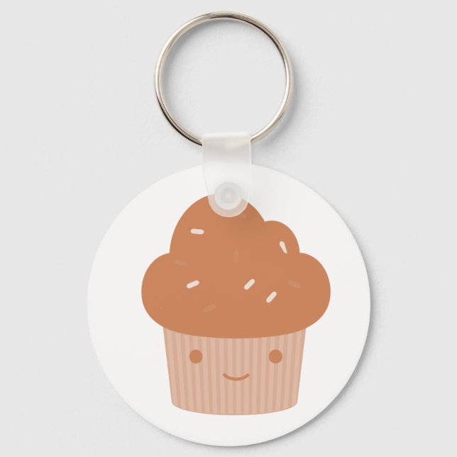 Chaveiro Cupcake de chocolate (Frente)