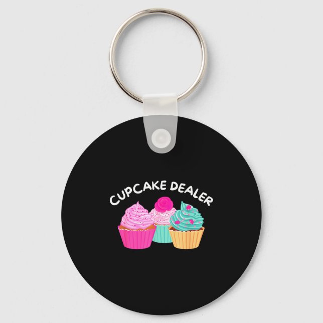 Chaveiro Cupcake Er - Funny Cupcake Baker Pastry Baking Gif (Frente)