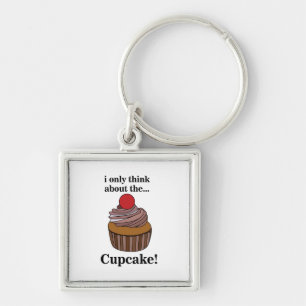 Chaveiro Cupcake Eu Só Penso No Cupcake
