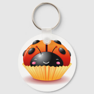 Chaveiro Cupcake Ladybug