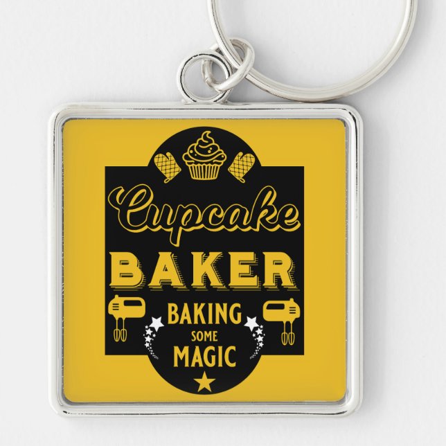 Chaveiro Cupcake Master Baker (Frente)