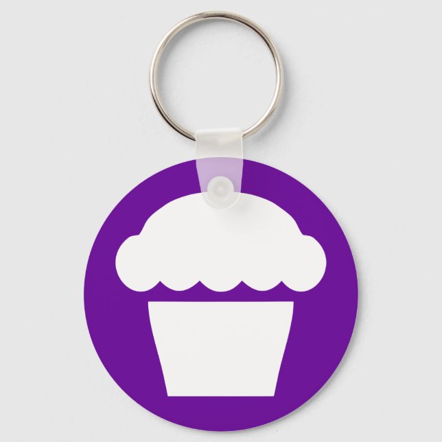 Chaveiro cupcake/muffin simples (Frente)