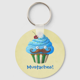 Chaveiro Cupcake Mustached doce