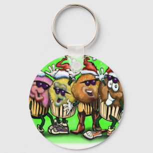 Chaveiro Cupcake Natal