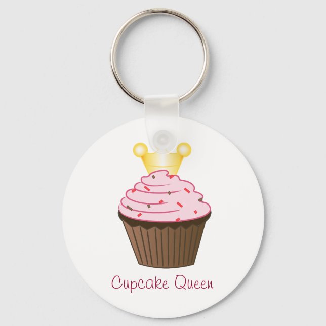 Chaveiro Cupcake Queen (Frente)
