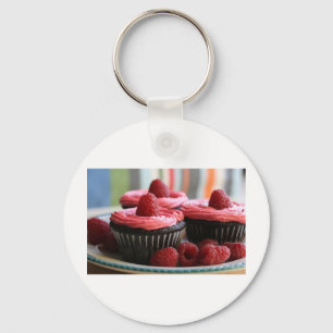 Chaveiro Cupcakes da framboesa