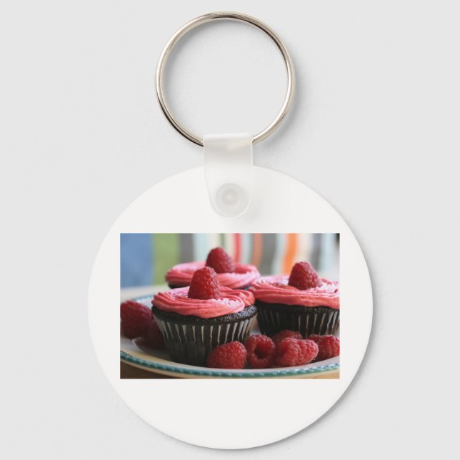 Chaveiro Cupcakes da framboesa (Frente)