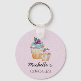 CHAVEIRO CUPCAKES E FRUTAS