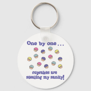 Chaveiro Cupcakes Roubando minha Sanidade