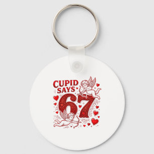 Chaveiro Cupido Diz 67 Cute Engraçado Dia dos Namorados 6 7