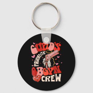 Chaveiro Cupidos De Disco Cardíaco De Groovy Favoritos Obgy