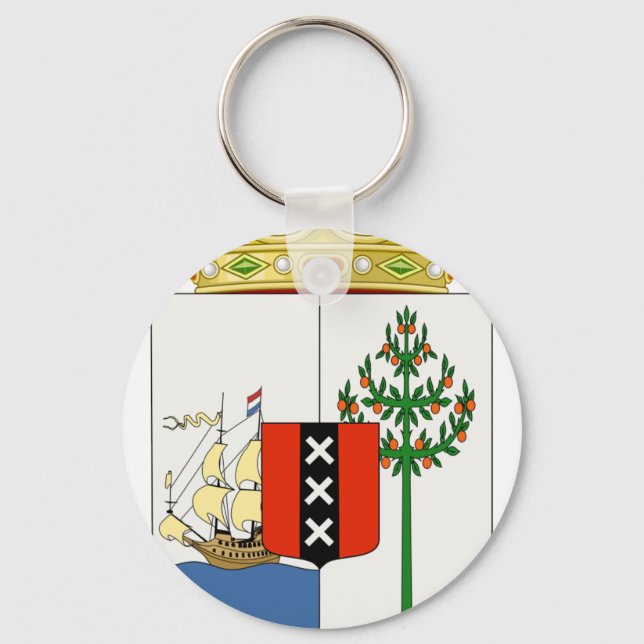 Chaveiro Curacao Casaco De Armas (Frente)