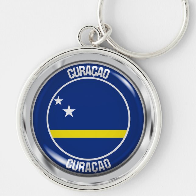 Chaveiro Curaçao Round Emblem (Frente)