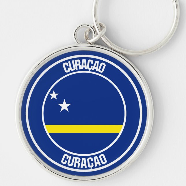 Chaveiro Curaçao Round Emblem (Frente)