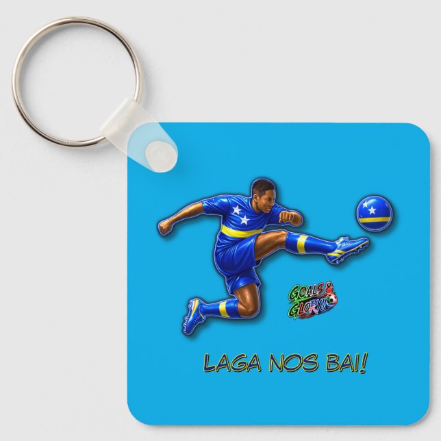 Chaveiro Curaçao Vamos Lá (Frente)