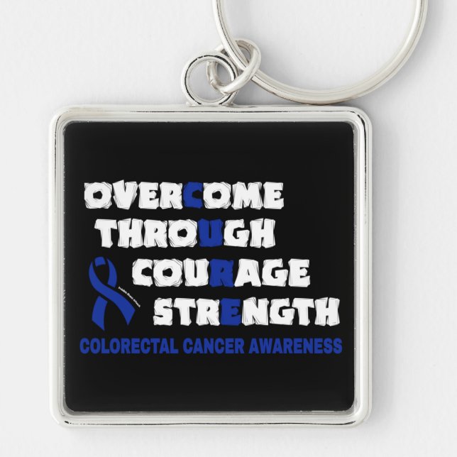 Chaveiro CURE...Cancer Colorectal (Frente)