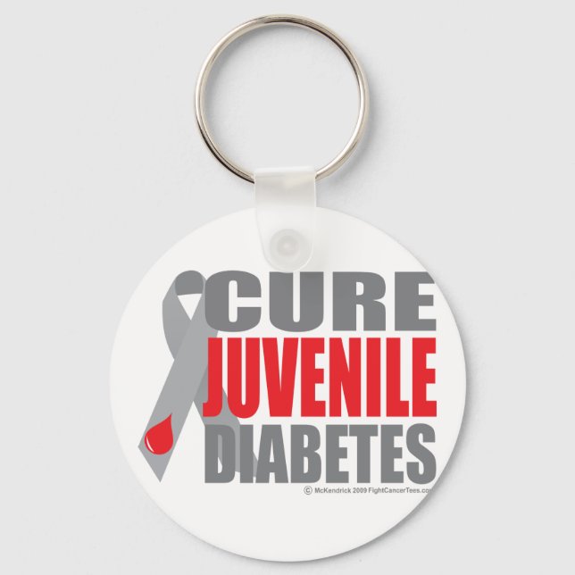 Chaveiro Cure Juvenile Diabetes (Frente)