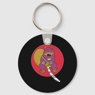 Chaveiro Curioso Beaver. Ninja Beaver