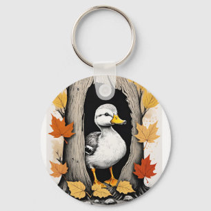 Chaveiro Curiosos Ducklings e Autumn Deixam o Design
