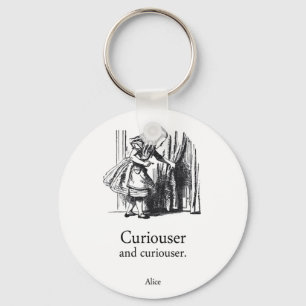 Chaveiro Curiouser and Curiouser Alice in Wonderland