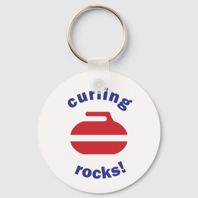 Chaveiro Curling Rocks keychain (Frente)