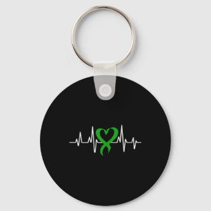 Chaveiro Curva Verde de Sensibilização para a Saúde Mental