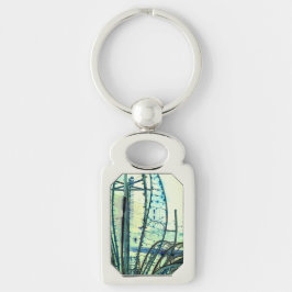 Chaveiro Curvas azuis