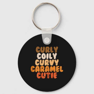 Chaveiro Curvy Caramel Cutie Melanin Deusa Negra Pr