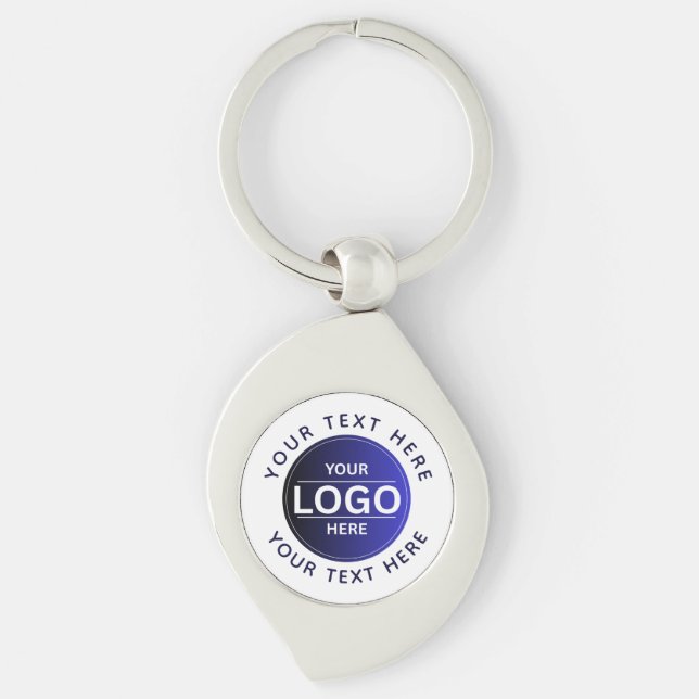 Chaveiro Custom Business Brand Logo (Frente)