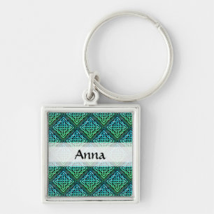 Chaveiro Custom Celtic Knot - Diamond Blue Green Keychain