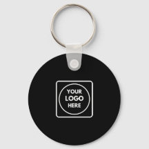 Custom Company Logo Slogan Promo Keychains