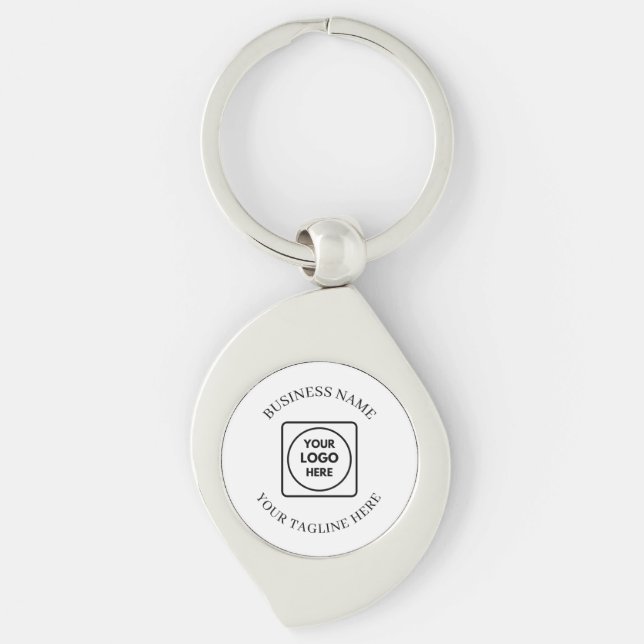 Chaveiro Custom Company Logo Slogan Promo Keychains (Frente)