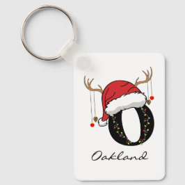 Chaveiro Custom Festive Christmas Keychain for Coworkers