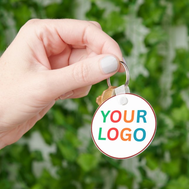 Chaveiro Custom Logo Keychain for Business Branding (Mão)