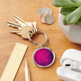 Chaveiro Custom Magenta Gradient Keychain