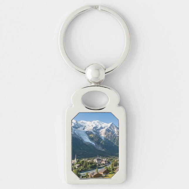 Chaveiro Custom Majestic Mont Blanc French Alps View (Frente)