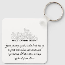 Chaveiro Custom Motivational Keychain