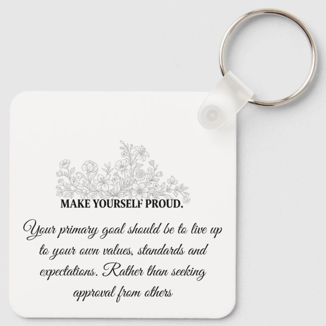 Chaveiro Custom Motivational Keychain (Verso)