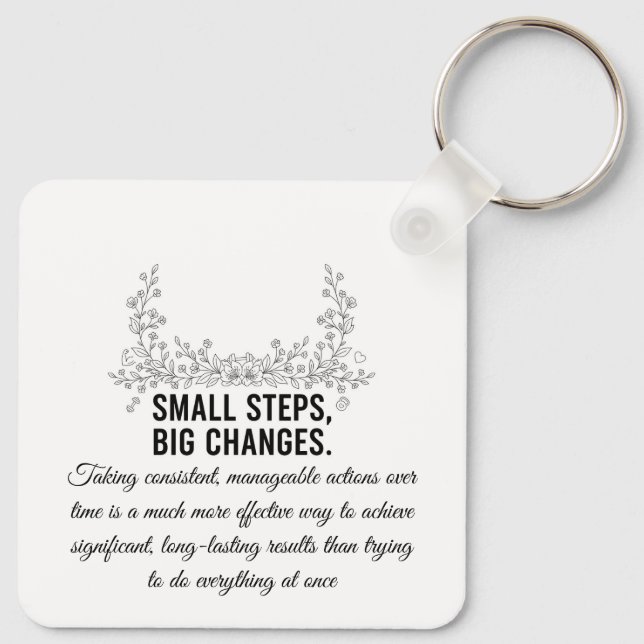 Chaveiro Custom Motivational Keychain (Verso)