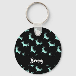 Chaveiro Custom name blue bats