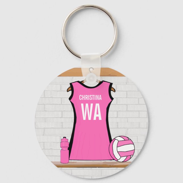 Chaveiro Custom Netball Uniform (Frente)